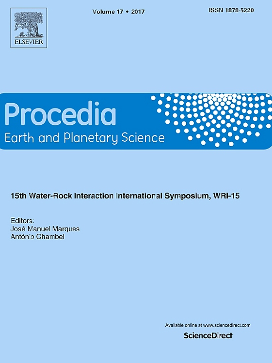 Go to journal home page - Procedia Earth and Planetary Science